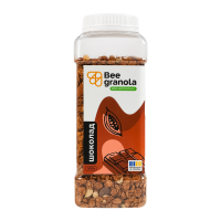 Гранола Bee Granola Шоколад 500г. Склад: (21%) глюкозно-фруктозний сироп, (19%) пластівці пшеничні, (19%) пластівці вівсяні, (19%) пластівці ячмінні, (6%) арахіс, (3%) молочний шоколад (цукор, какао-м