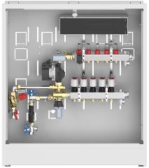 Распределительная станция Danfoss UnoFloor Mixing Icon 24 В SSM AB-PM FHM-C1 6 контуров правое подключение