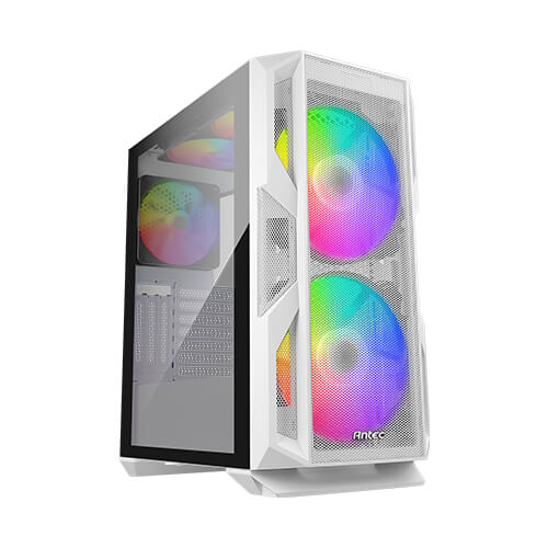 Корпус Antec NX800 Gaming,MidT,E-ATX, 2xUSB2.0,1xUSB3.0, 3x120ммARGB,скло(бічна панель),без БЖ,білий