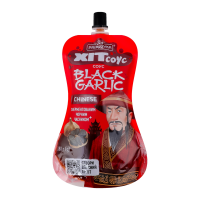 Соус Pripravka Хіт соус Chinese Black garlic з чорним часником 180г. Склад: вода, томатна паста, патока (сироп глюкозний), цукор, паста чорного часнику 3.2%, загущувач - крохмаль кукурудзяний модифіко