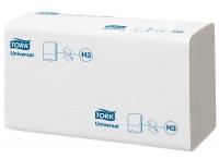 Рушники паперові UNIVERSAL SOFT, білі, 300 шт, 1 шар, скл.