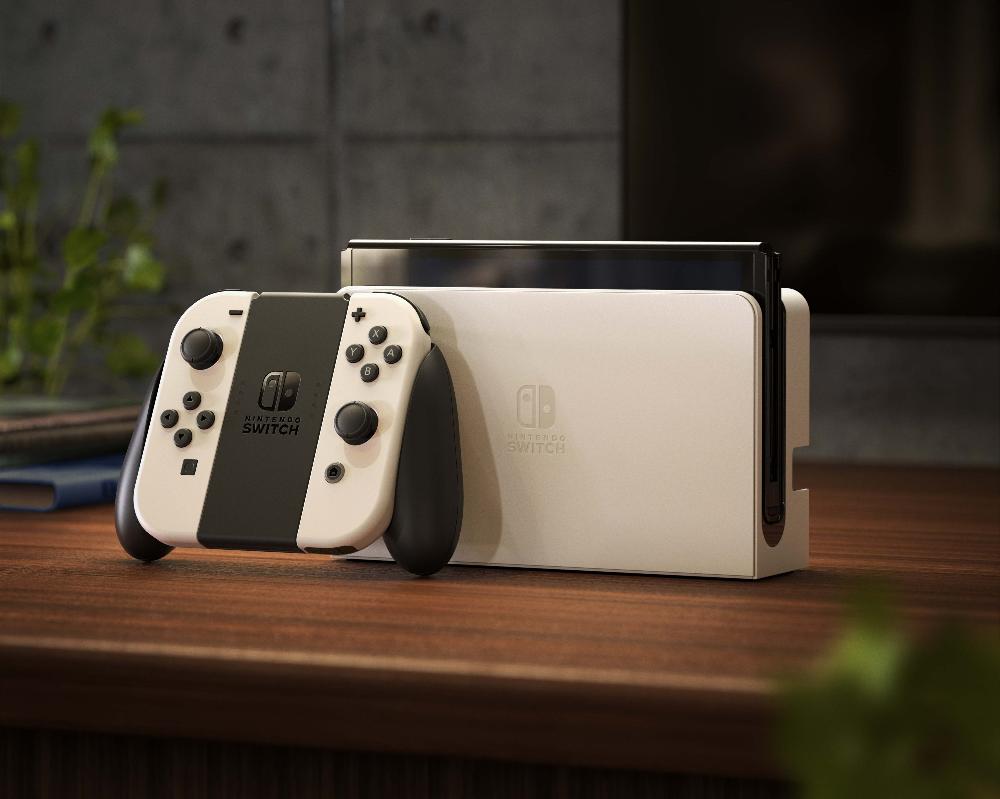 Игровая консоль Nintendo Switch OLED (белая) купить оптом в Киеве