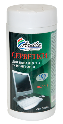 Серветки для екранів ТБ і моніторів Арніка