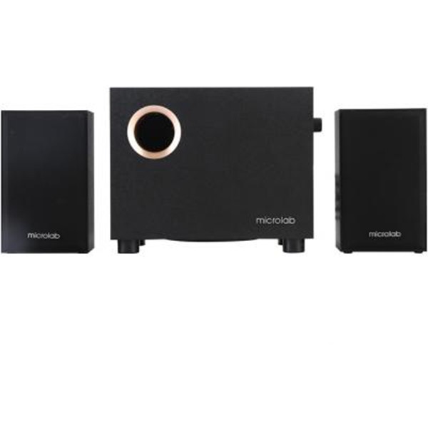 Акустична система MICROLAB M-105 2.1, 10W, mini-jack, чорний