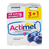 ACTIMEL   4Х100Г : ЧОРНИЦЯ