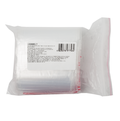 Пакет-струна із замком Zip-Lock, 100 шт