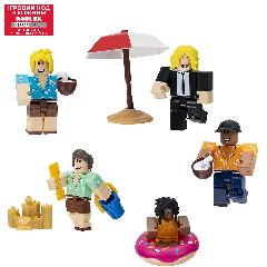 Игровой набор Roblox Multipack Tropical Resort Tycoon: Ultimate Vacation W12, 5 фигурок и аксессуары