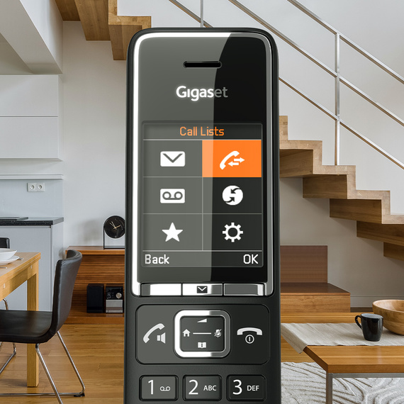 IP-радиотелефон DECT Gigaset Comfort 550 AM Black Chrome