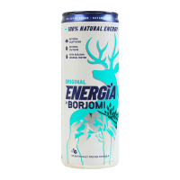 Напій безалкогольний Borjomi Energia Original газований тонізувальний на ароматизаторах тутті-фрутті 240мл. Склад: вода мінеральна з джерел боржомської долини 65%, вода мінеральна "Боржомі" 20%, конце