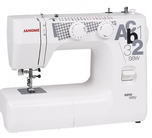 Швейная машина Janome Sew Easy, электромех., 19 швейных операций, 60Вт, петля автомат