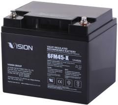 Акумуляторна батарея Vision FM, 12В, 45А•год, AGM