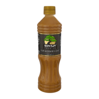 Соус Bonsai Premium горіховий 500г. Склад: вода, арахіс (8%), цукор, порошок соєвого соусу (соєвий соус (містить сою, глютен), мальтодекстрин, підсилювач смаку - глутамат натрію, барвник колер карамел