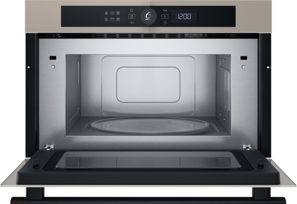 Мікрохвильова піч Whirlpool вбудована, 31л, електронне упр., 1000Вт, гриль, дисплей, бежевий