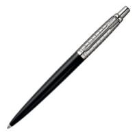 Ручка JOTTER Premium Satin Black SS Chiselled кулькова