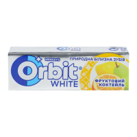 Orbit Гумка жувальна White Фруктовий коктейль 14г