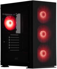 Корпус 2E GAMING Virtus Neo G3301N без БЖ 2xUSB3.0, 1xUSB2.0, 3x140мм ARGB, 1x120мм ARGB,  VGA 340мм, LCS ready, контролер з пультом, TG Side Panel, ATX, чорний