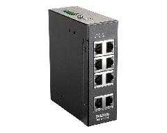 Промышленный Коммутатор D-Link DIS-100E-8W 8xFE, Неуправляемый