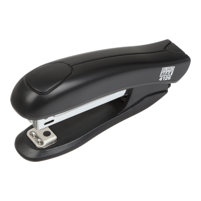Степлер пластиковий, 12 аркушів (скоби №10), 88х44х22мм, асорті