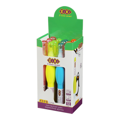Коректор-ручка, 5мл, мет. наконечник, KIDS Line