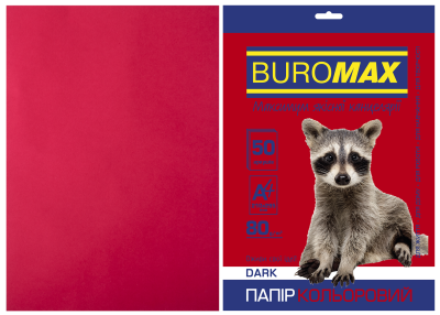 Папір кольоровий DARK, 50 арк., А4, 80 г/м²