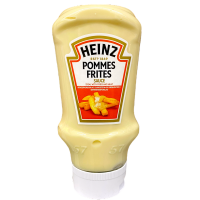 HEINZ Dutch Style Pommes Frites sauce 400ml Голандський Соус До Картоплі Фрі Тм «Heinz». Пастеризований. Склад: вода, ріпакова олія 20%, цукор, оцет спиртовий, крохмаль модифікований кукурудзяний, яєч