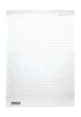 Блок паперу для фліпчартів JOBMAX, 10 арк. клітинка, 64 х 90см, у поліетил. пакеті