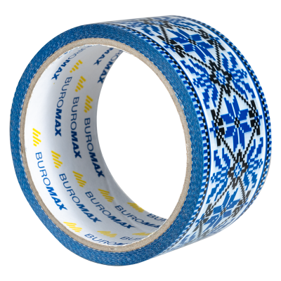 Клейка стрічка пак. 48мм x 35м, ВИШИВАНКА 