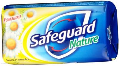 Мило туалетне SAFEGUARD, 90г, Ромашка