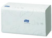 Рушники паперові білі ADVANSED, 200 шт, 2 шари, скл.