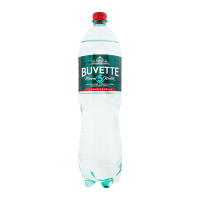 Вода мінеральна Buvette №5 сильногазована 6 х 1.5л. Склад: мінеральна, природна, столова вода, хлоридна, гідрокарбонатно-хлоридна натрієва, штучно насичена СО2. Фасована зі свердловини №5 (44м) та №11, 6 шт.