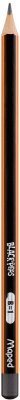 Олівець графітовий BLACK PEPS, B, без ластика