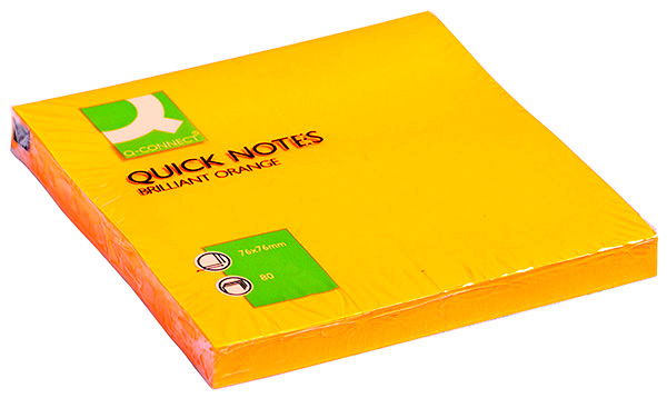 Блок для нотаток NEON, з клейким шаром, 75х75мм, 75 арк.