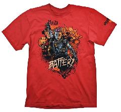 Футболка COD "Black Ops 4 T-Shirt Battery Red", розмір XXL