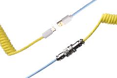 Кабель Ducky Premicord Cotton Candy, USB Type-A to Type-C, Yellow