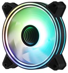 Корпусний вентилятор 2E GAMING Air Cool Infinity M ACF120IMW-ARGB, 120мм, 1200rpm, 3pin, 3pin +5VARGB, 22dBa, чорний
