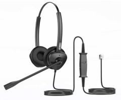 Гарнітура Dual Fanvil HT302, 1xRJ9, згинальний на 260° кронштейн стріли, технологія ENC та шумозаглушення