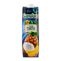 Нектар Sandora Sunny Caribs Банан-ананас-кокос неосвіт 950мл