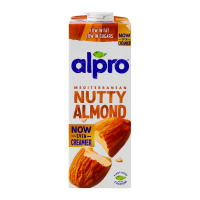 Напій мигдальний Alpro Nutty almond 1л. Склад: вода питна, мигдаль (2.3%), цукор, кальцій (карбонат кальцію), сіль морська, стабілізатори: гуарова камедь, геланова камедь, натуральний ароматизатор, ем