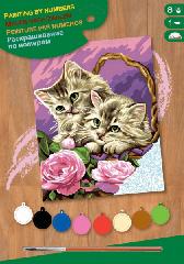 Набір для творчості Sequin Art PAINTING BY NUMBERS JUNIOR Кошенята SA1041
