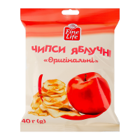 FL ЧІПСИ ЯБЛУЧНІ ОРИГ 40Г