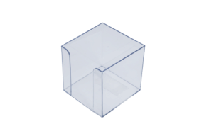 Бокс порожній для паперу 90х90х90 прозорий