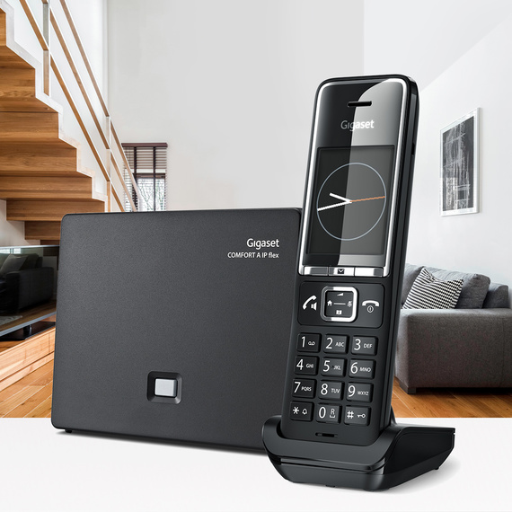 IP-радиотелефон DECT Gigaset Comfort 550 AM Black Chrome