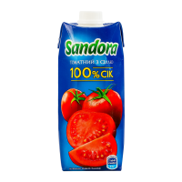 SANDORA СІК ТОМАТНИЙ З СІЛЛЮ 0,5Л