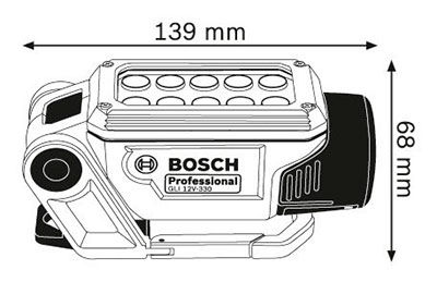 Ліхтар акумуляторний Bosch Professional GLI 12V-LI без АКБ та ЗП