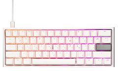 Клавіатура Ducky One 2 Mini, Cherry Silent Red, RGB LED, RU PBT, White