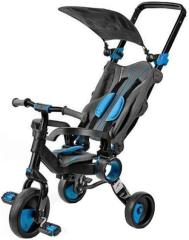 Триколісний велосипед Galileo Strollcycle Black синій