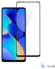 Захисне скло 2E для TECNO Spark 10 Pro (KI7), 2.5D FCFG, (1 Pack), чорна рамка