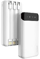 Портативное зарядное устройство Power Bank Dudao 20000mAh K6Pro Сables USB-C/microUSB/Lightning White