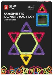 Конструктор магнітний конструктор Same toy Classic line 40ел