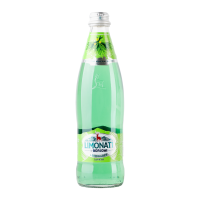Напій безалкогольний Borjomi Limonati Тархун сильногазований соковий пастеризований 500мл. Склад: вода питна природна з джерел боржомської ущелини, вода природна мінеральна Боржомі 20%, цукор, сік ябл